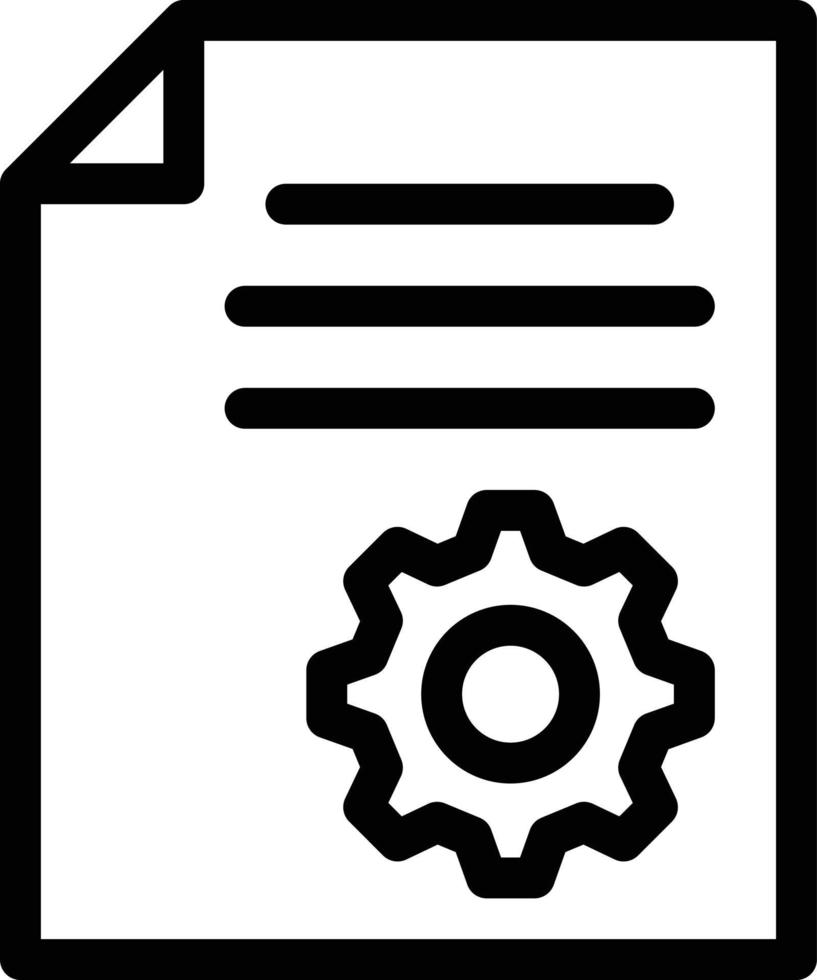 ilustración de vector de configuración de archivos en un fondo. símbolos de calidad premium. iconos vectoriales para concepto y diseño gráfico.