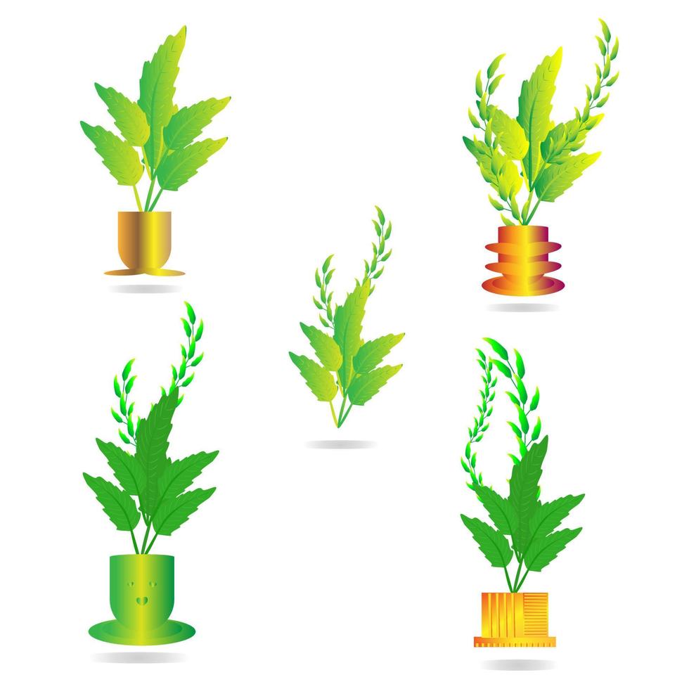 flores plantas hoja icono ornamento decoración abstracto fondo papel pintado arte gráfico diseño patrón vector ilustración