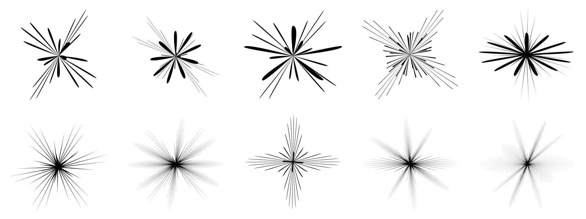 Stars flakes shape for decorative abstract background vector illustration
