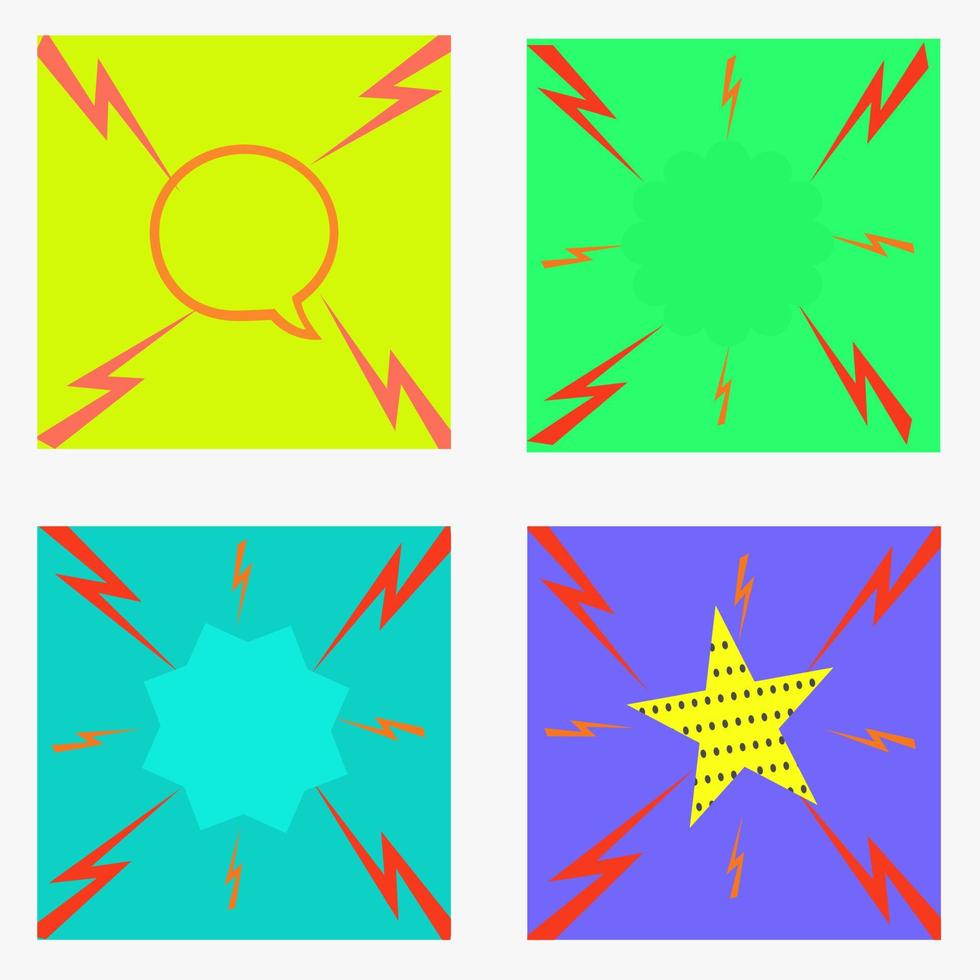 Abstract background electrical flash shock icon vector illustration