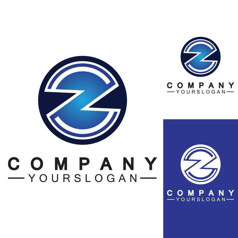 Z Letter Logo concept.Z letter creative fonts monogram icon symbol. vector