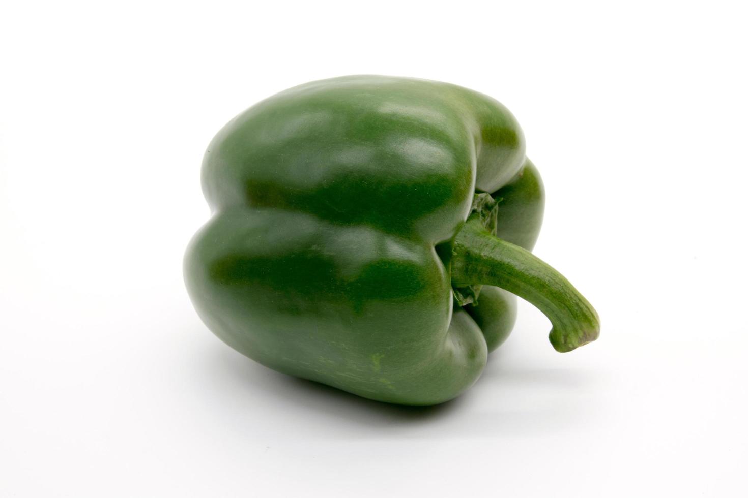 bell peppers isolated on white background photo