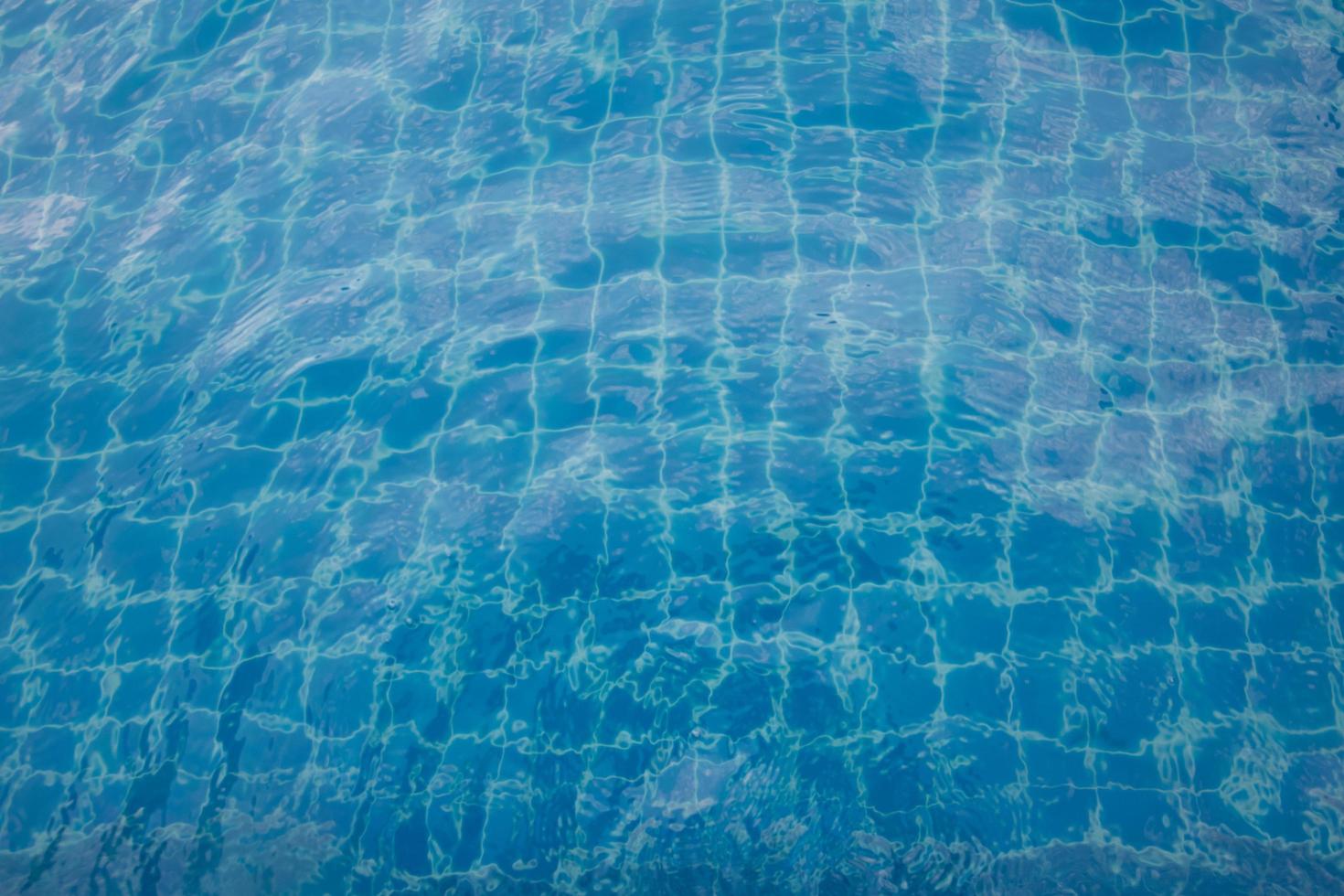 Blue pool water photo