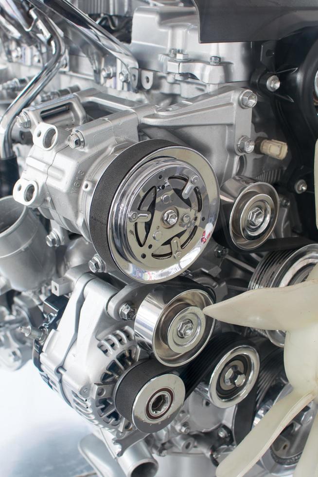 Part of car engine photo