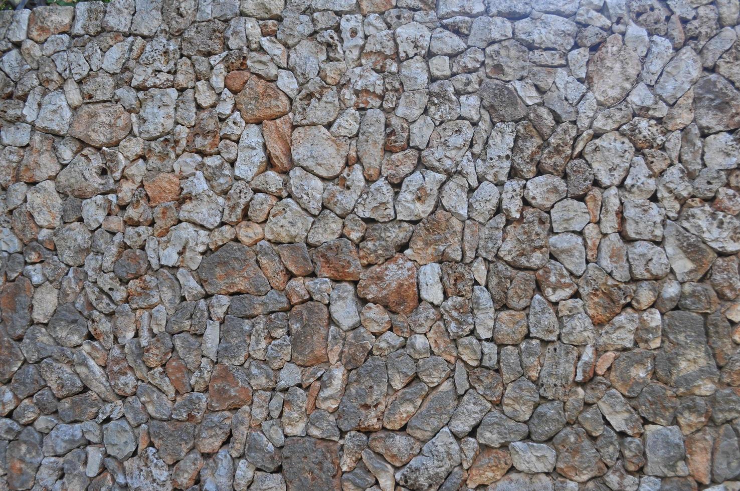 fondo de pared de piedra gris foto