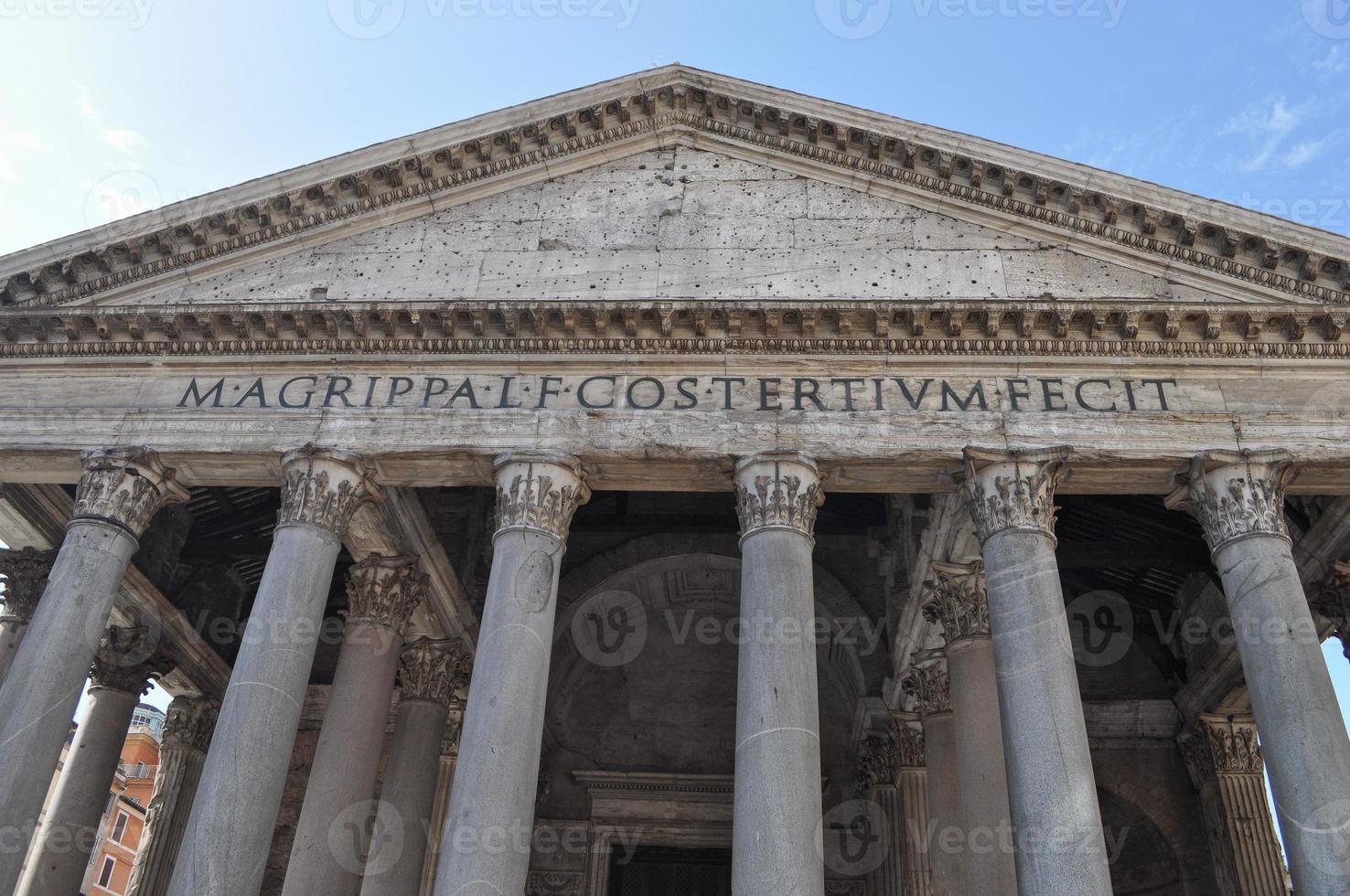 Pantheon temple to all Gods Rome Italy photo