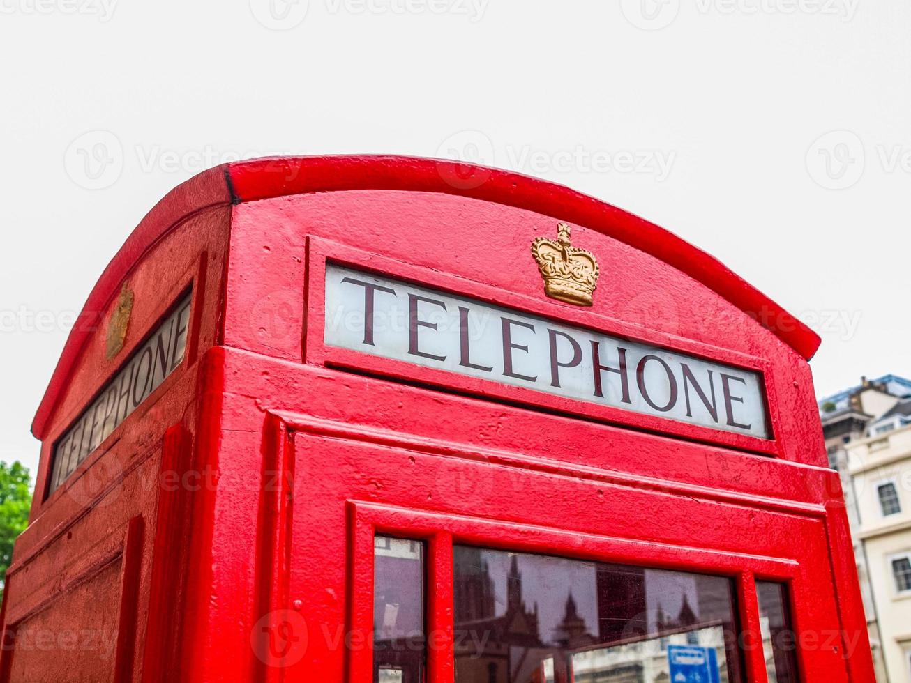 HDR London telephone box photo