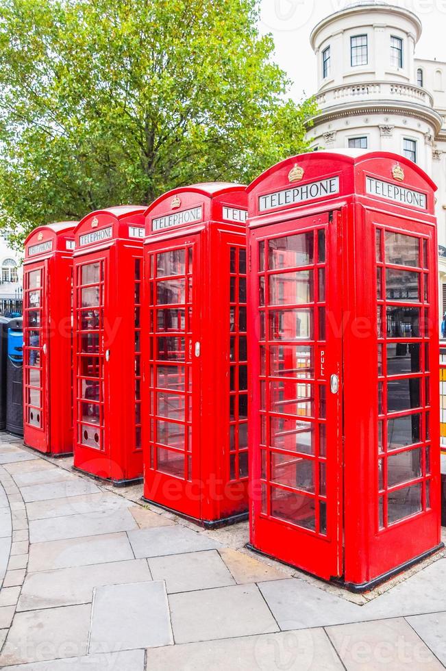 HDR London telephone box photo