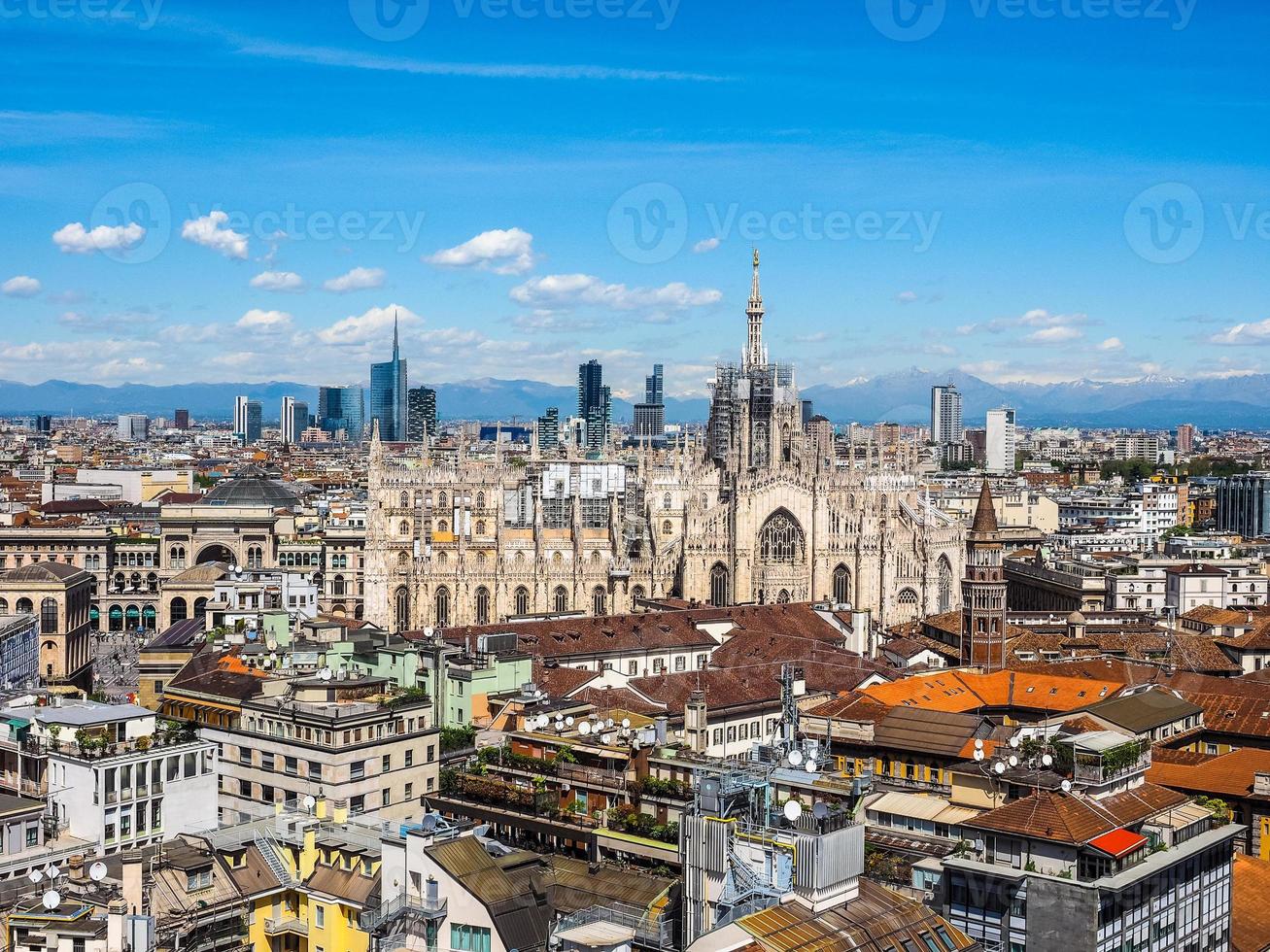 HDR Duomo di Milano Cathedral in Milan photo