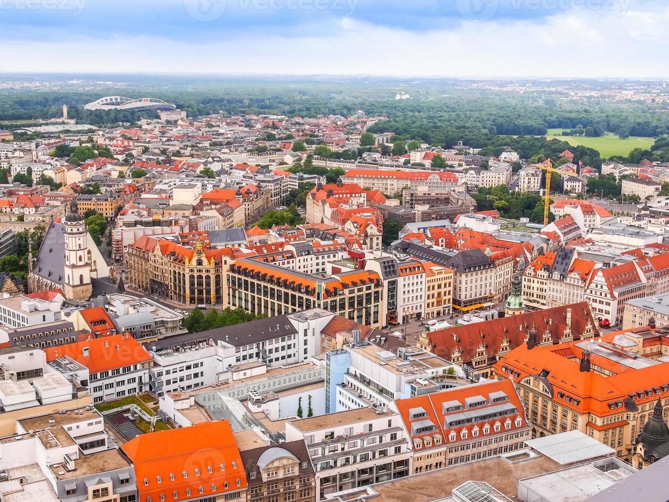 HDR Leipzig aerial view photo