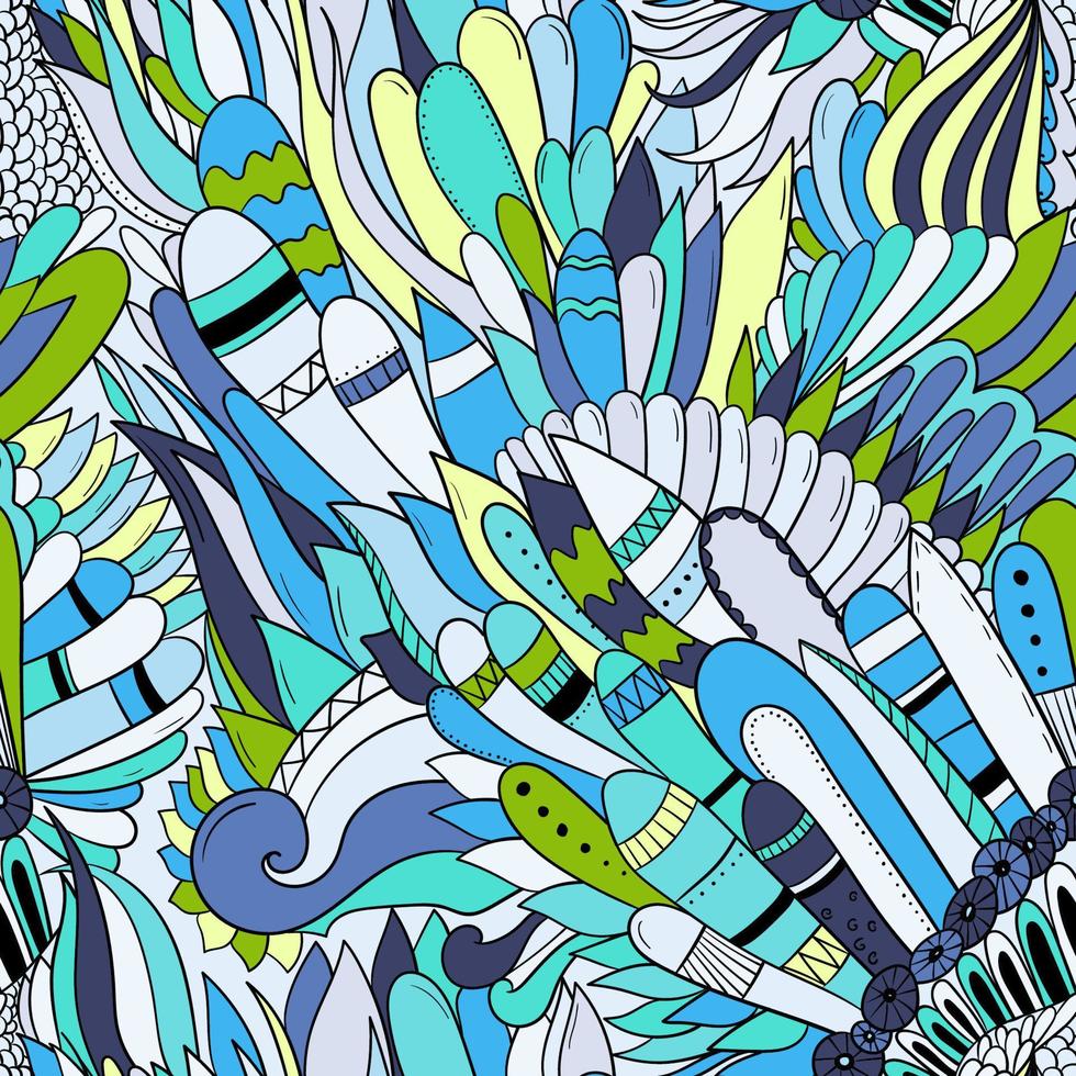 Seamless pattern with leaves. Spring,summer background. Easter vector