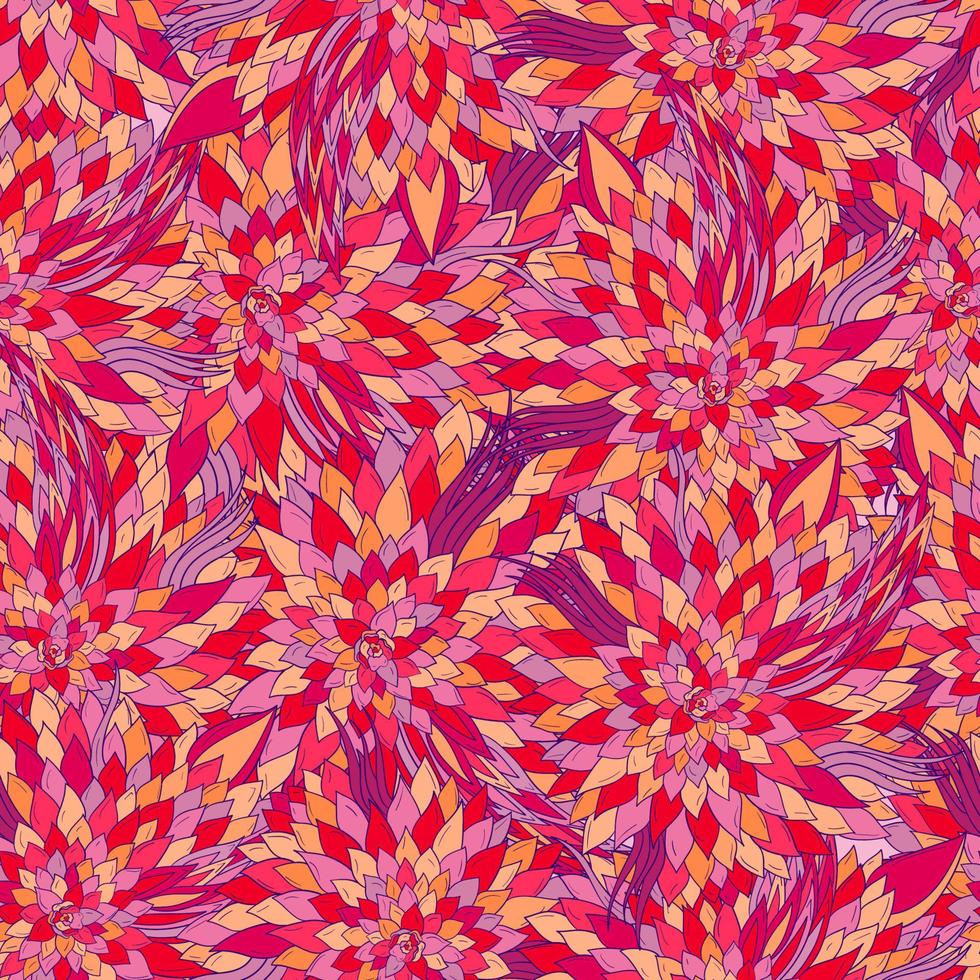 fondo floral transparente con patrones abstractos de peonías vector