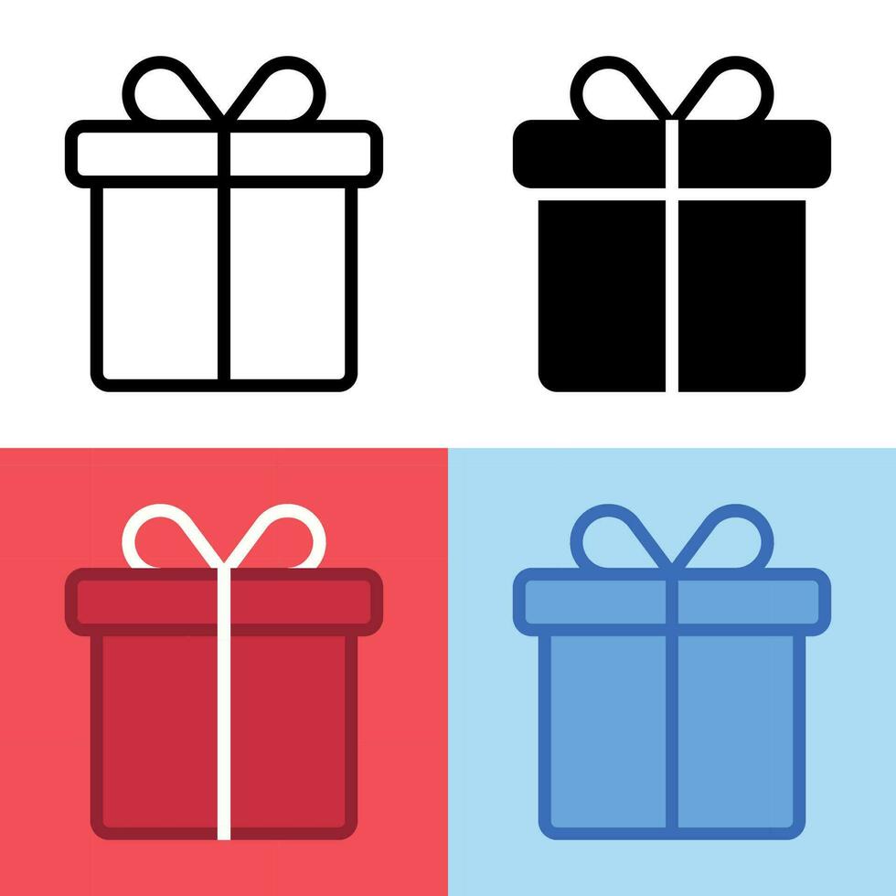 Illustration vector graphic of Gift Icon. Perfect for user interface, new application, etc