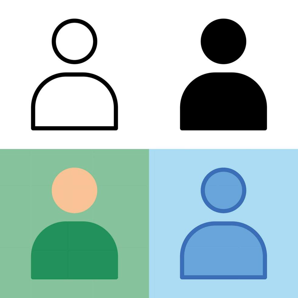 Illustration vector graphic of User Icon. Perfect for user interface, new application, etc