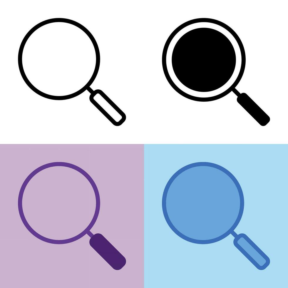 Illustration vector graphic of Search Icon. Perfect for user interface, new application, etc