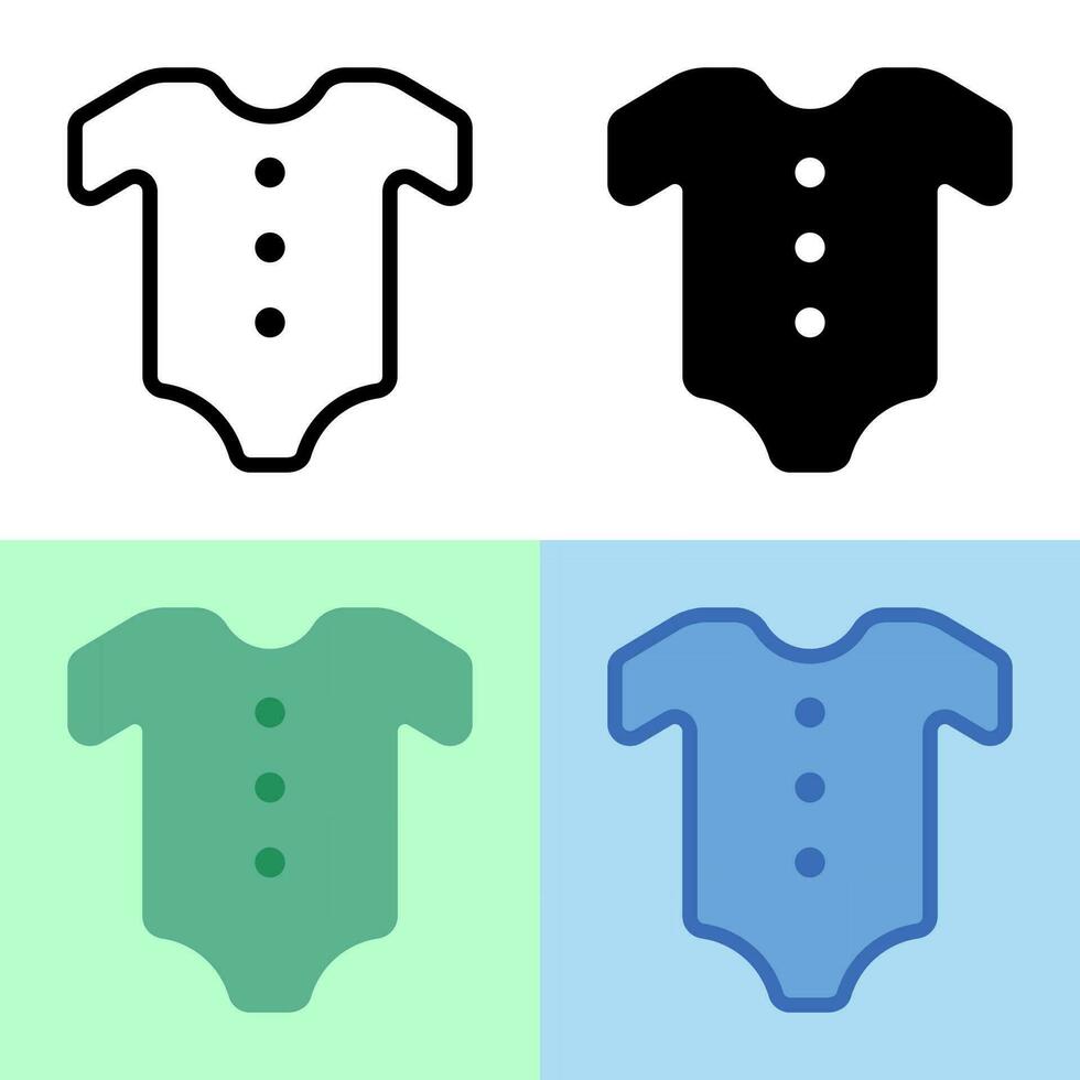 Illustration vector graphic of Baby Fashion Icon. Perfect for user interface, new application, etc