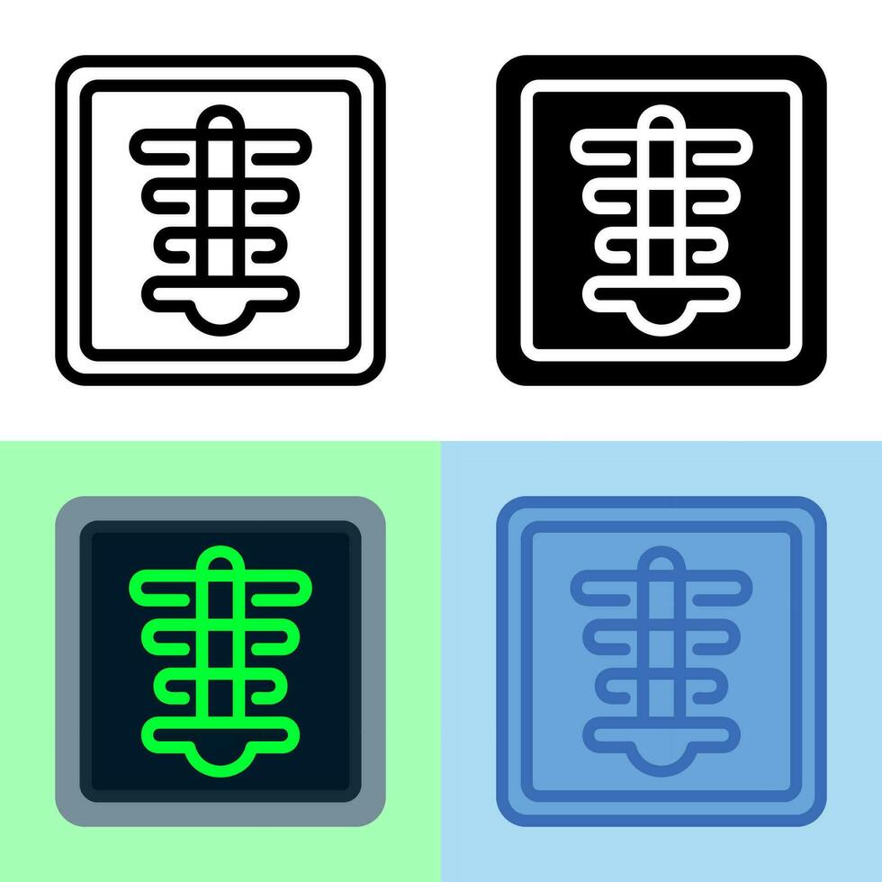 Illustration vector graphic of X-Ray Icon. Perfect for user interface, new application, etc