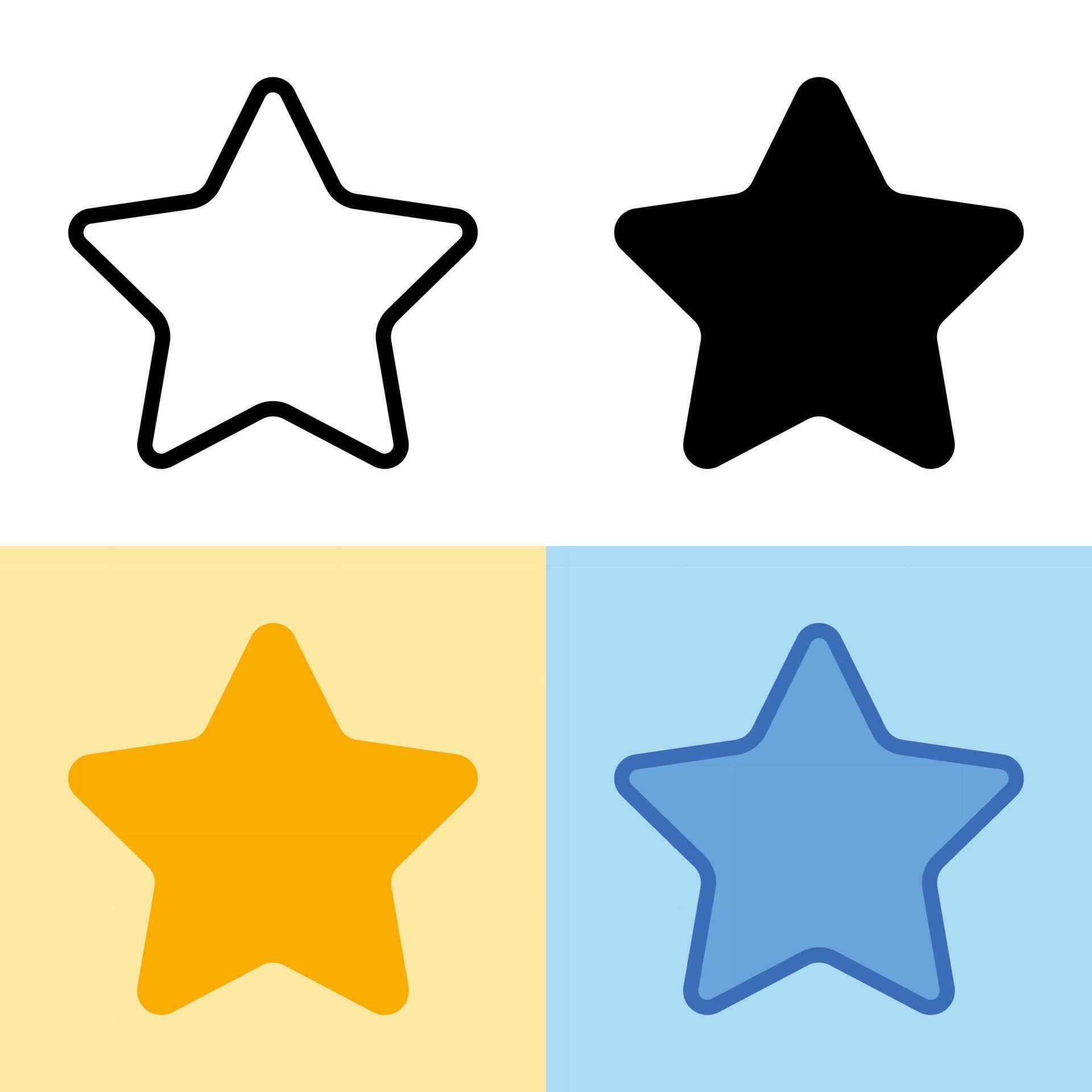 Illustration vector graphic of Star Icon. Perfect for user interface ...