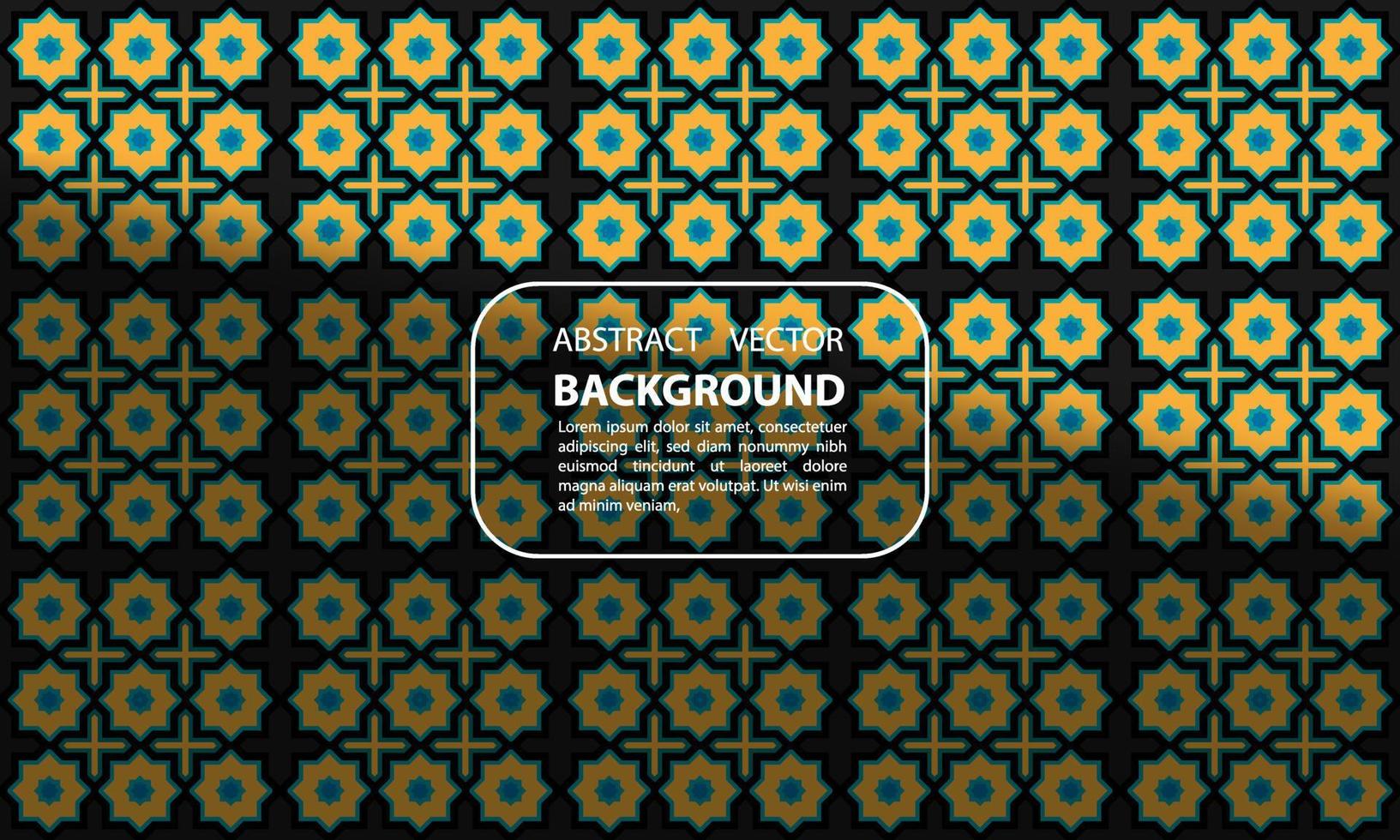 abstract background geometric gradient shadow overlay orange with islamic pattern multiplied for posters, banners, and others, vector design eps 10