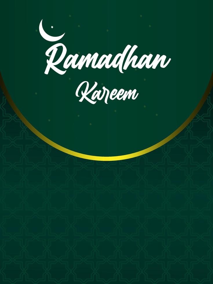 ramadan kareem vector background with mosque dome and islamic pattern of mint green color