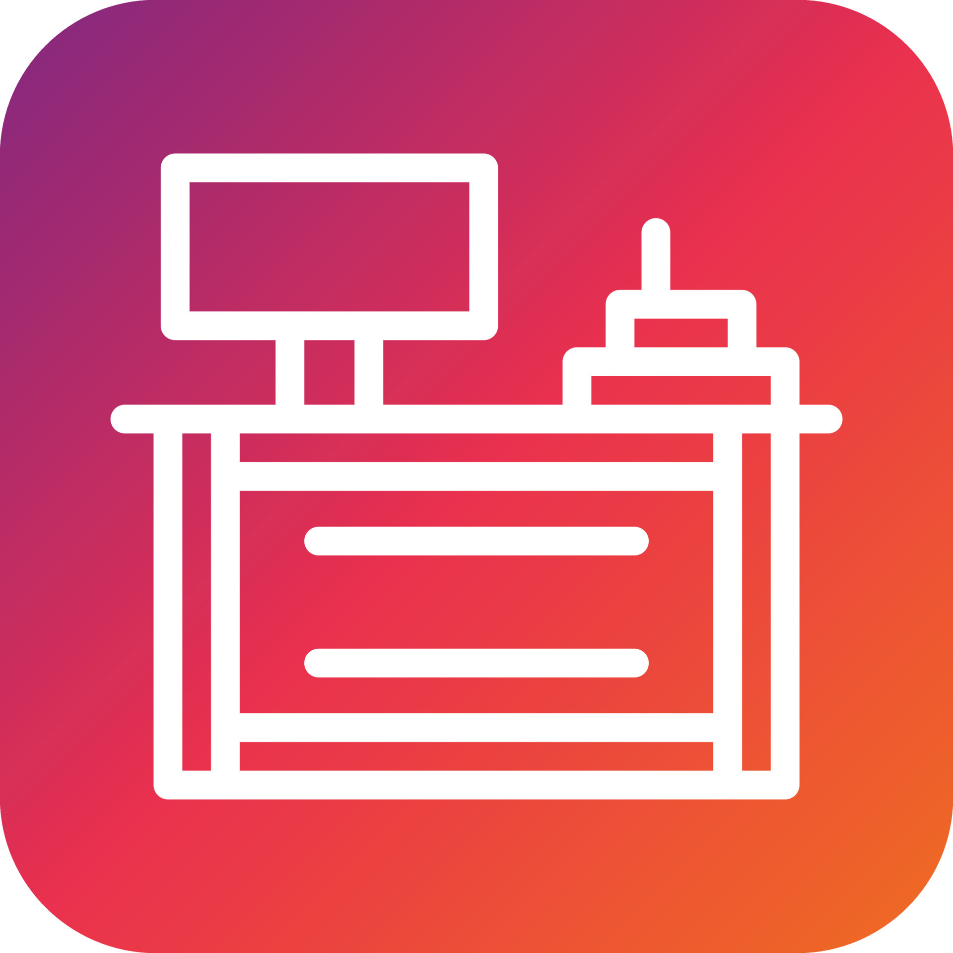 Cash Counter Vector Icon design Illustration 7023714 Vector Art at Vecteezy