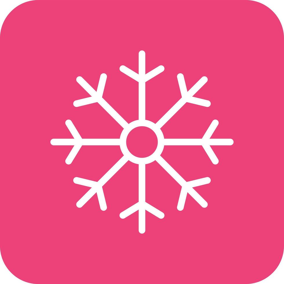 Snow Flake Vector Icon Design Illustration