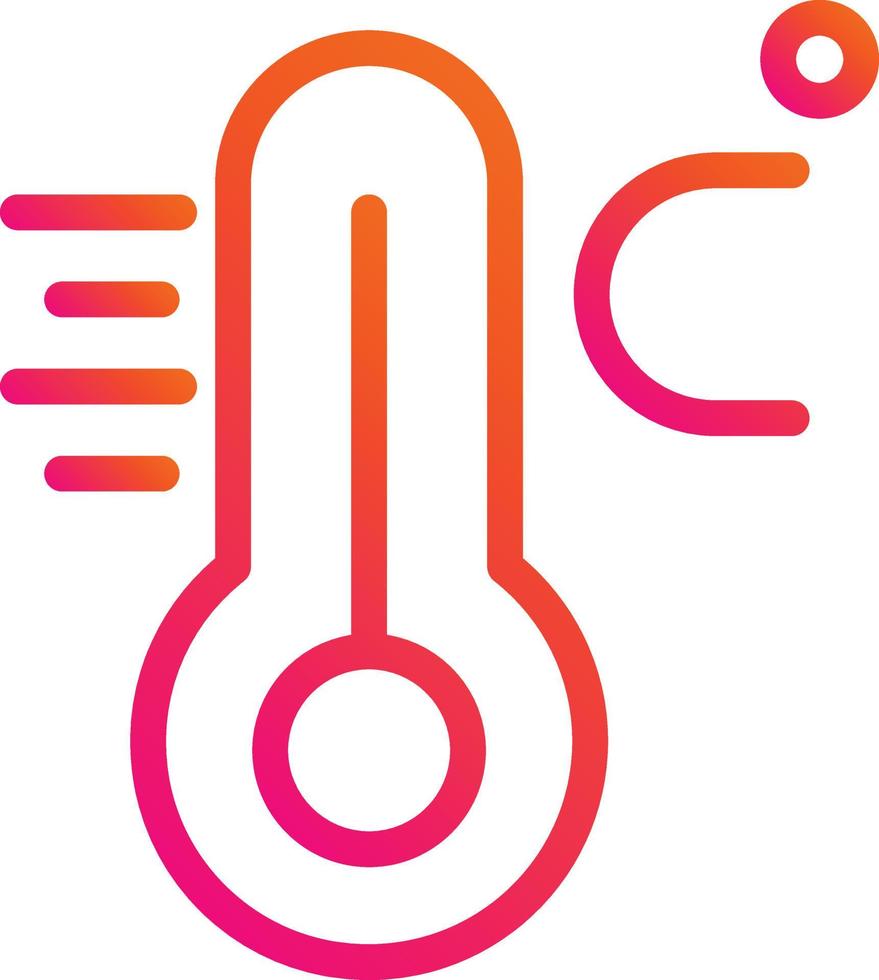 ilustración de diseño de icono de vector celsius