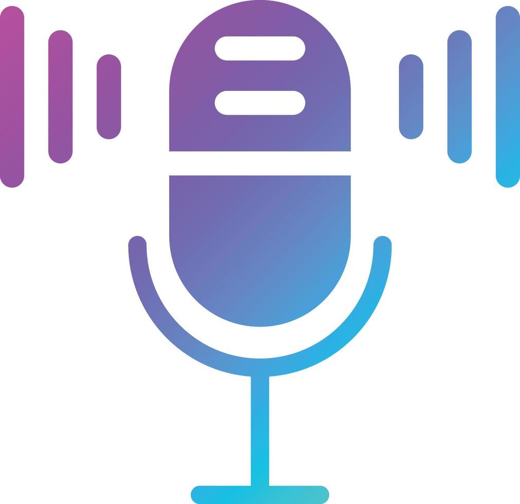 Microphone Vector Icon Design Illustration