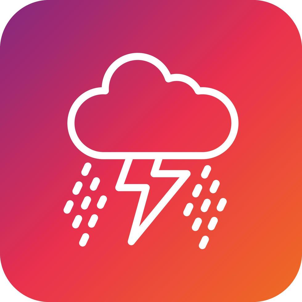 Storm Vector Icon Design Illustration