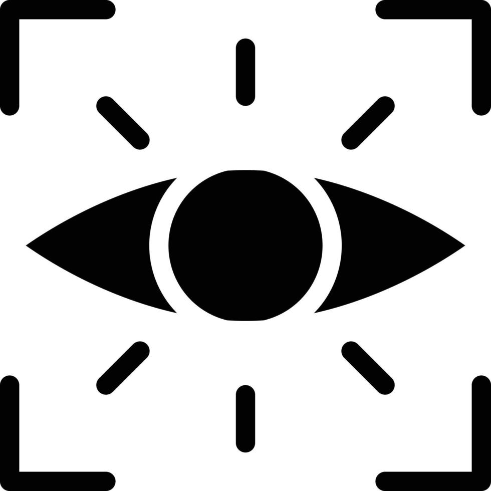 Eye Vector Icon Design Illustration