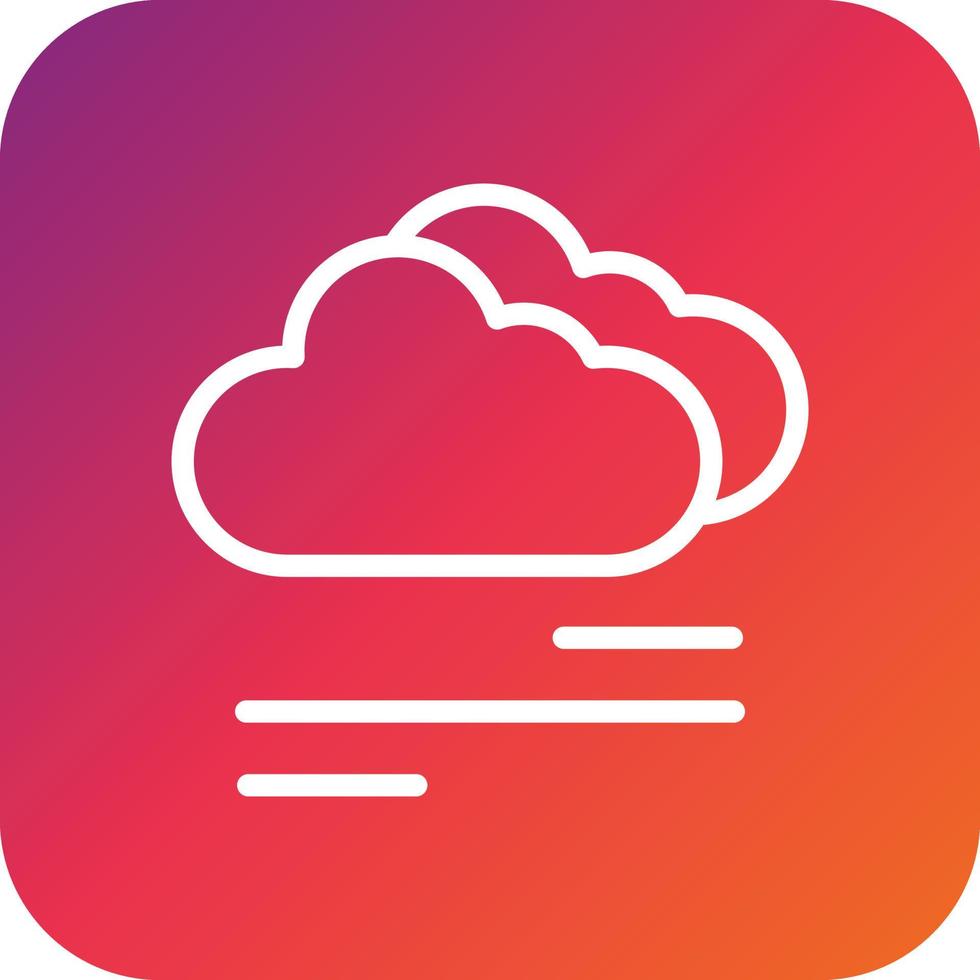 Foggy Vector Icon Design Illustration
