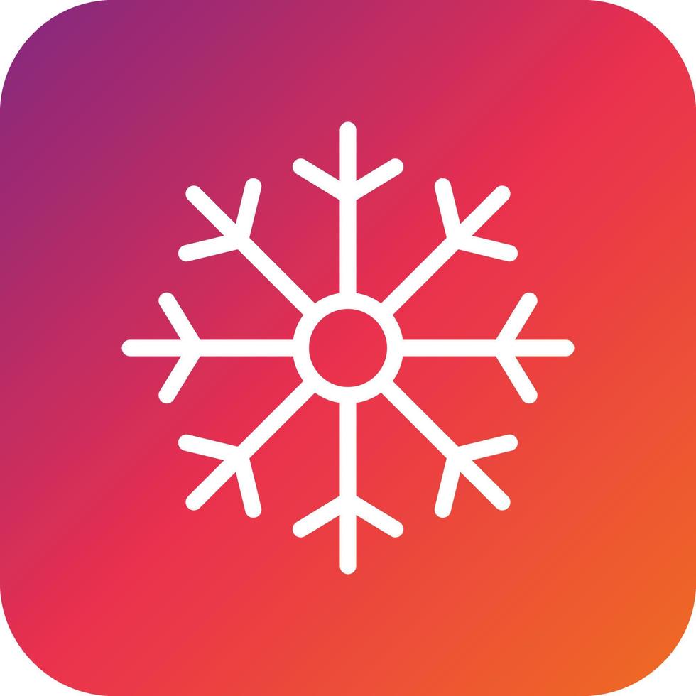Snow Flake Vector Icon Design Illustration