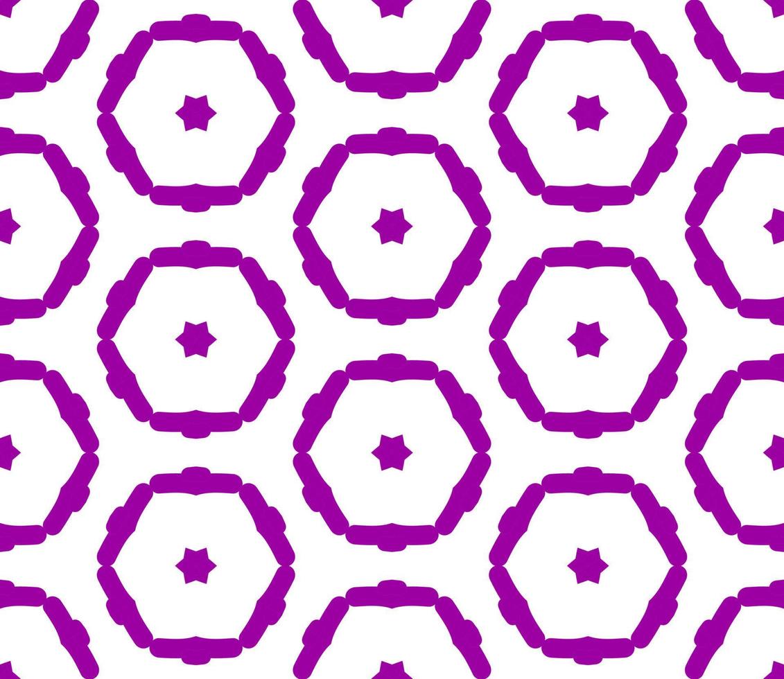 Abstract colorful doodle geometric flower seamless pattern. Floral background. Kaleidoscope mosaic, geo tile of thin line ornament. vector