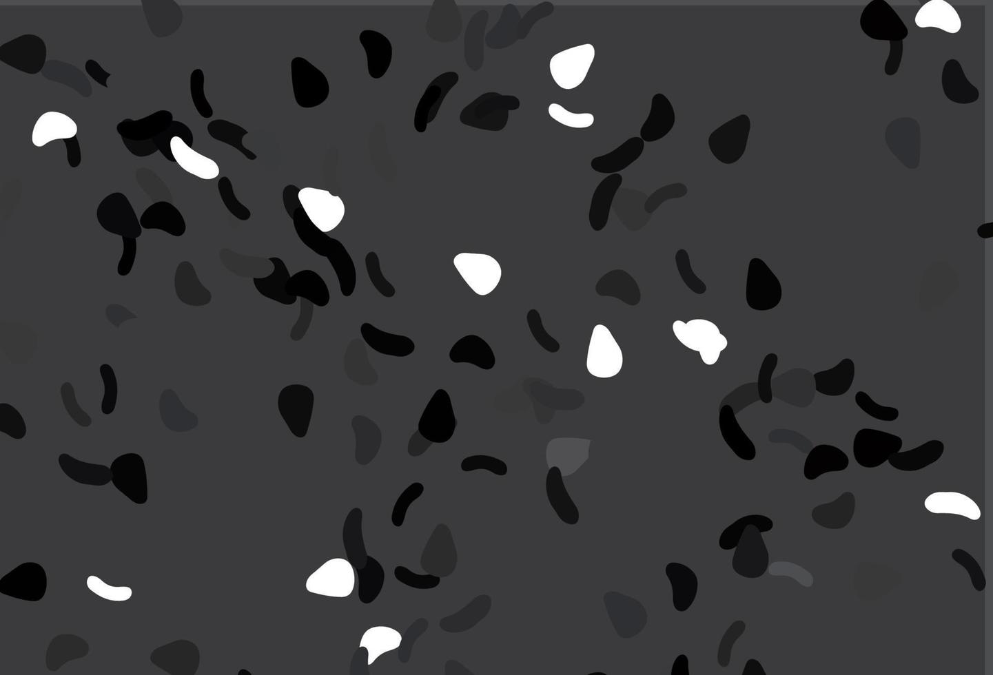 Light Black vector pattern with chaotic shapes.