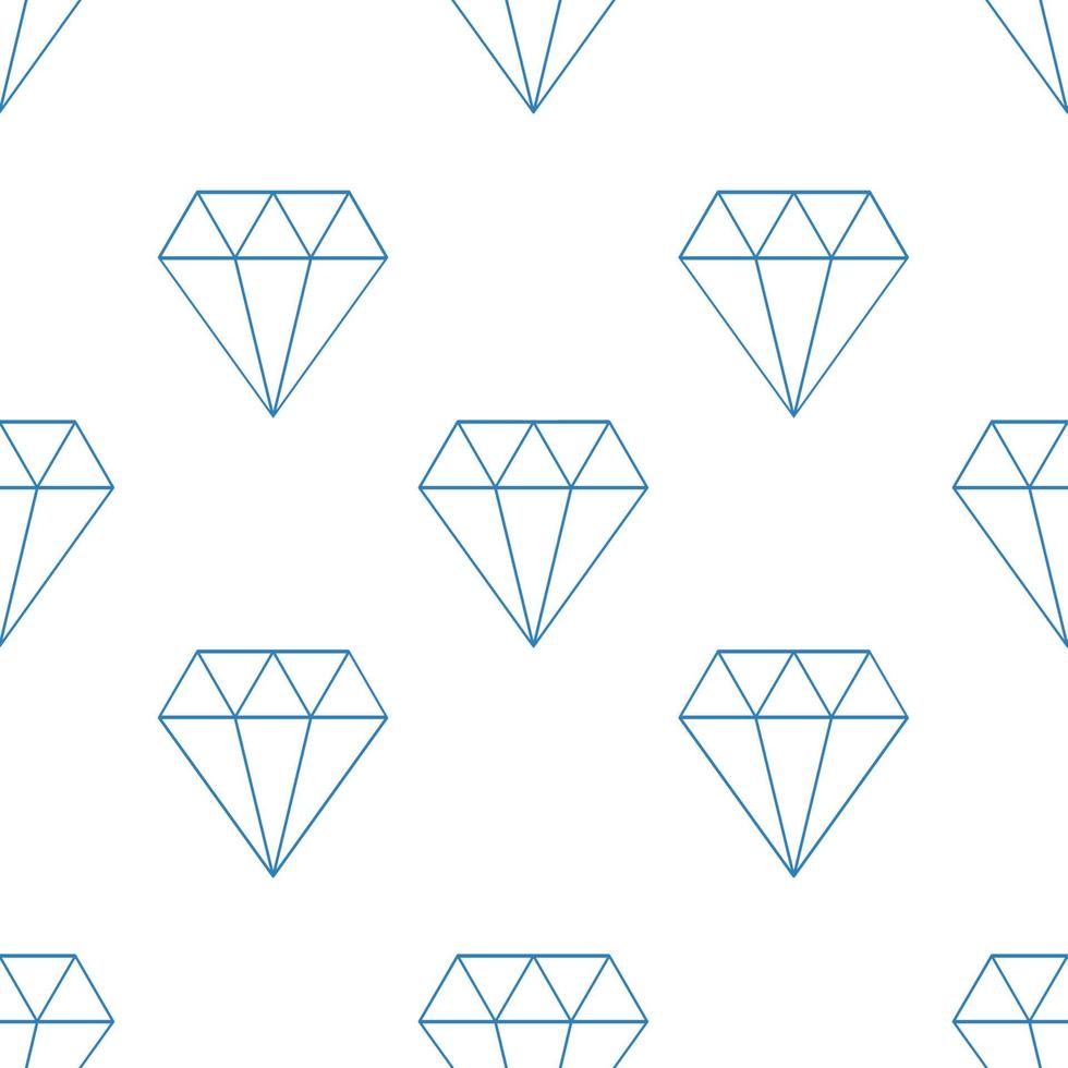 Abstract diamond seamless pattern. Geometric background. vector