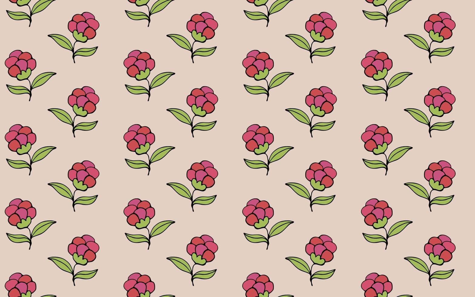 Seamless berries, seamless summer pattern, berry meadow, vector illustration on a summer theme