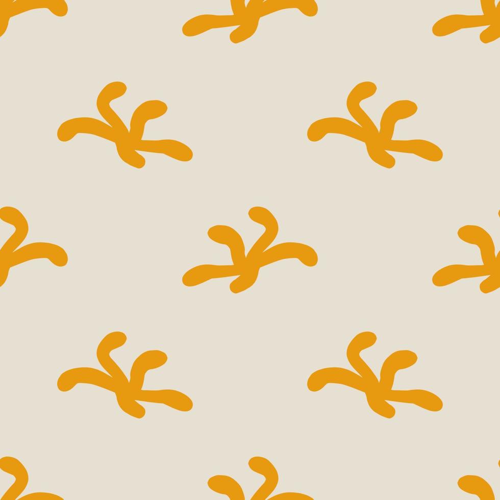 Matisse organic shapes, splashes seamless pattern. Fantasy creative background. Uneven shapes. vector