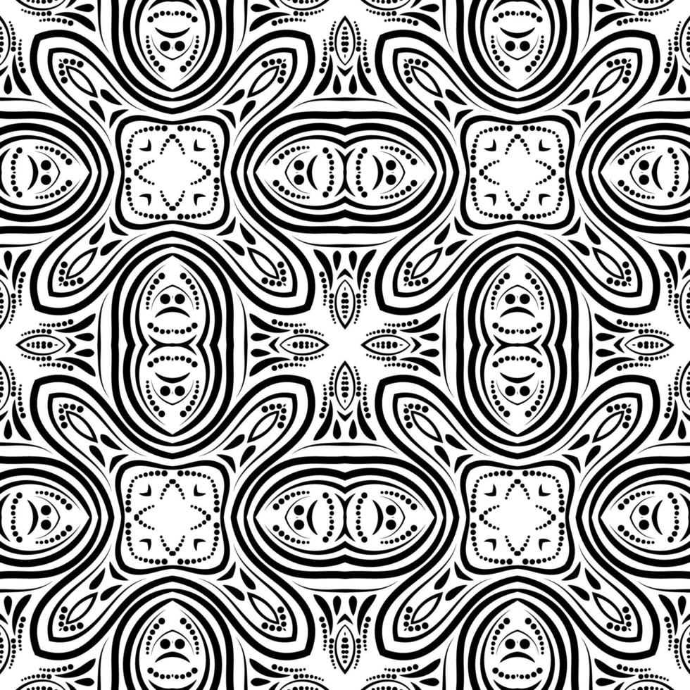 Abstract curly shapes seamless pattern. Swirl background. Ornamental backdrop. Cover, card. vector