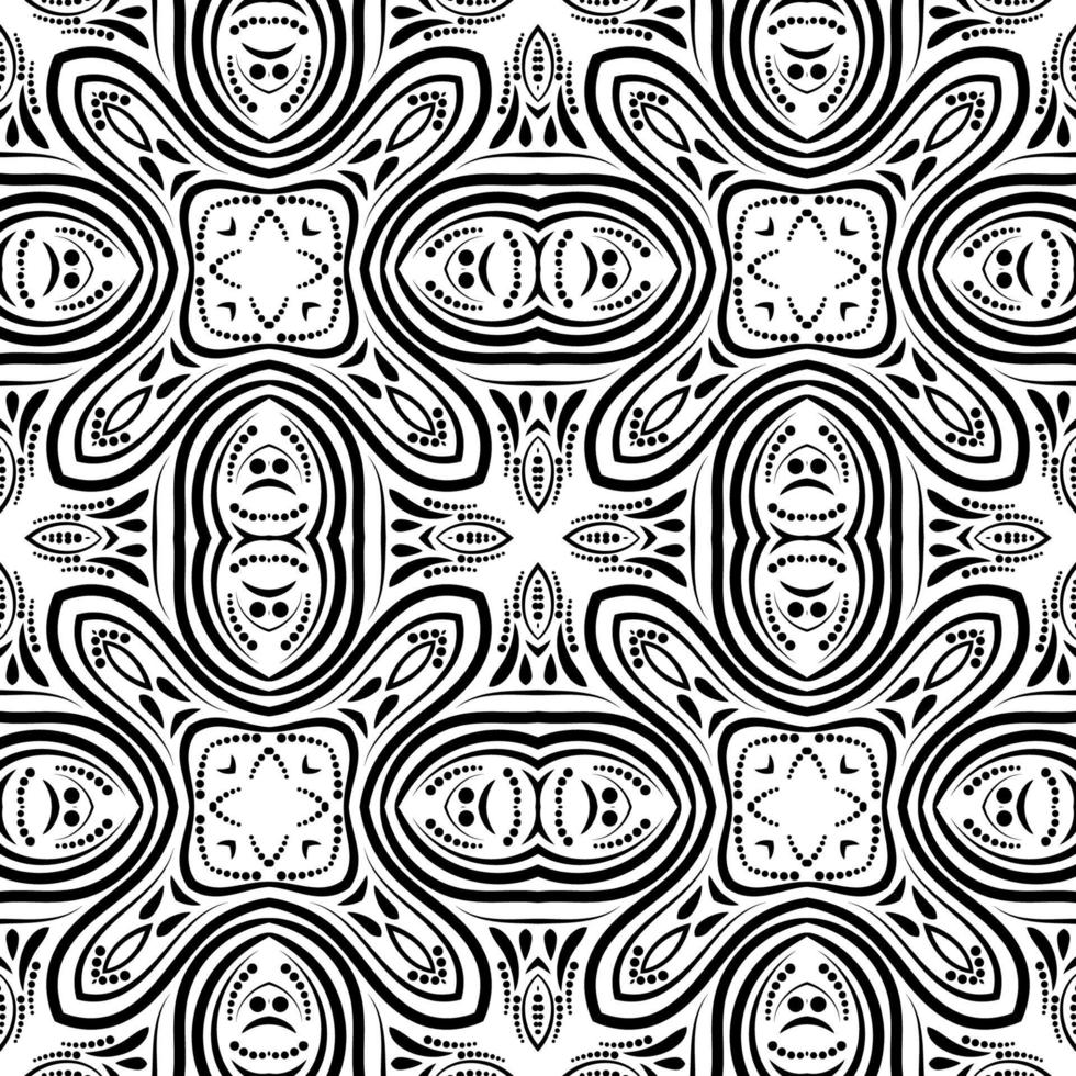 Abstract curly shapes seamless pattern. Swirl background. Ornamental backdrop. Cover, card. vector