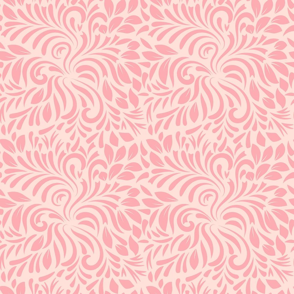 Abstract  hand drawn doodle thin line wavy seamless pattern. Curly linear messy background. vector