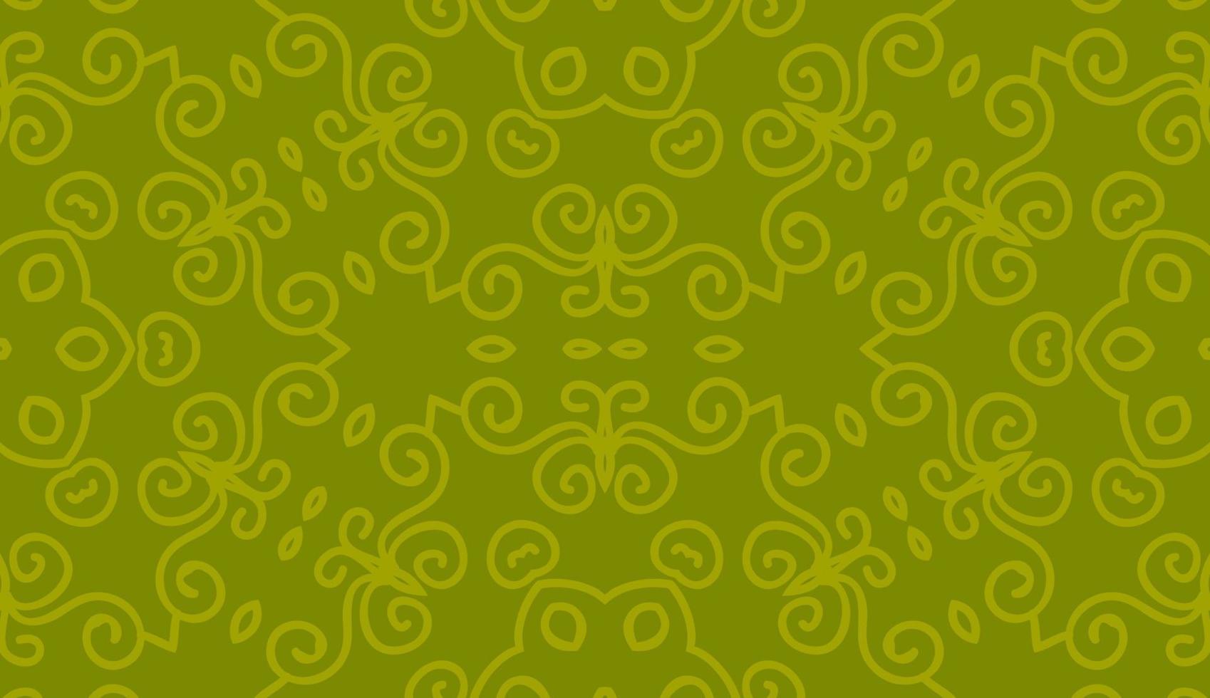 Abstract colorful doodle geometric flower seamless pattern. Floral background. Kaleidoscope mosaic, geo tile of thin line ornament. vector
