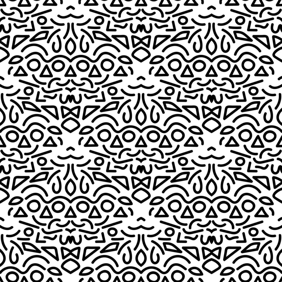 Colorful floral damask seamless pattern with curls, swirls. Curly background. vector
