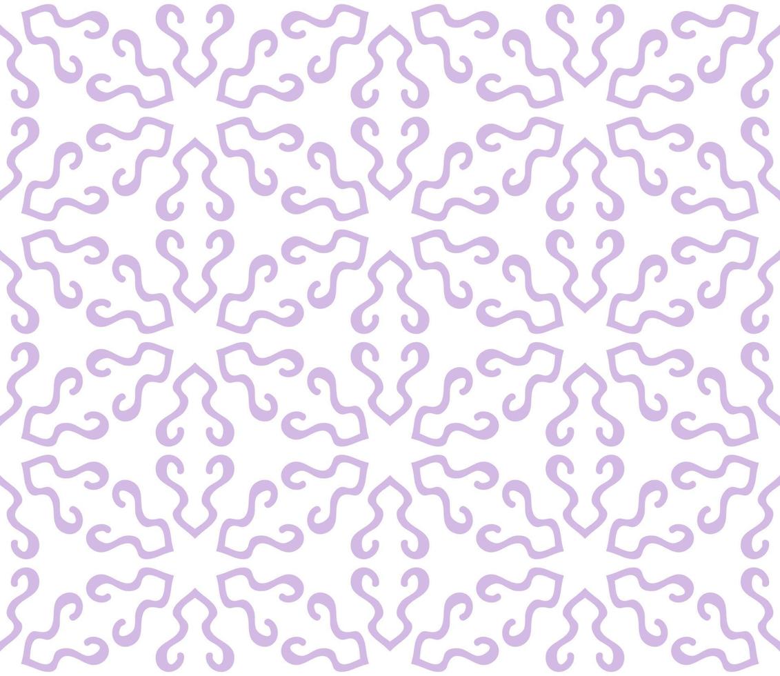 Abstract colorful doodle geometric flower seamless pattern. Floral background. Kaleidoscope mosaic, geo tile of thin line ornament. vector