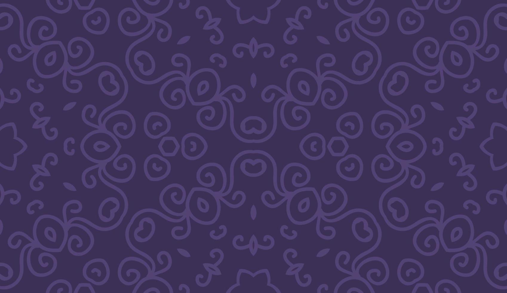 Abstract colorful doodle geometric flower seamless pattern. Floral background. Kaleidoscope mosaic, geo tile of thin line ornament. vector