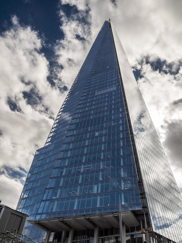 London, Uk, 2016. The Shard Dominating the London Skyline photo