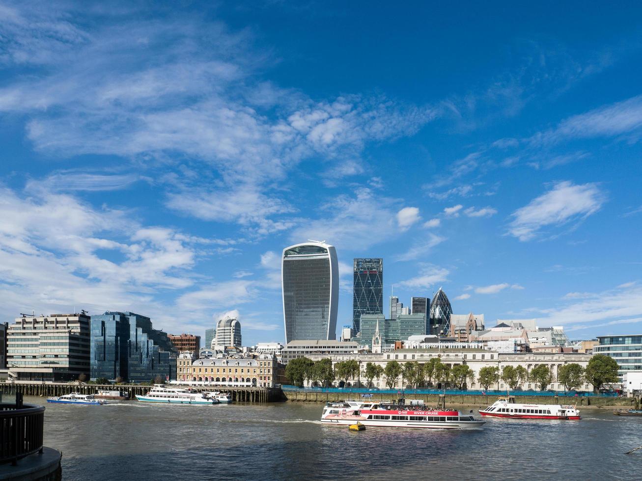 London, Uk, 2016. Contemporary Architecture in the City photo