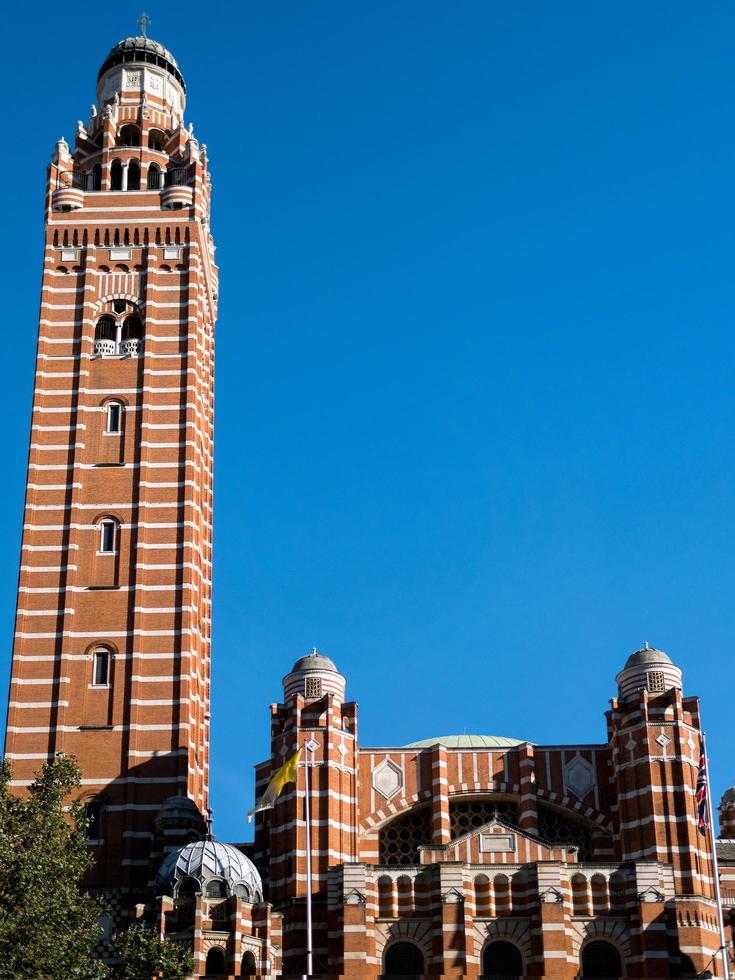 London, UK, 2016. View of the Tower at Westminster Cathedral photo