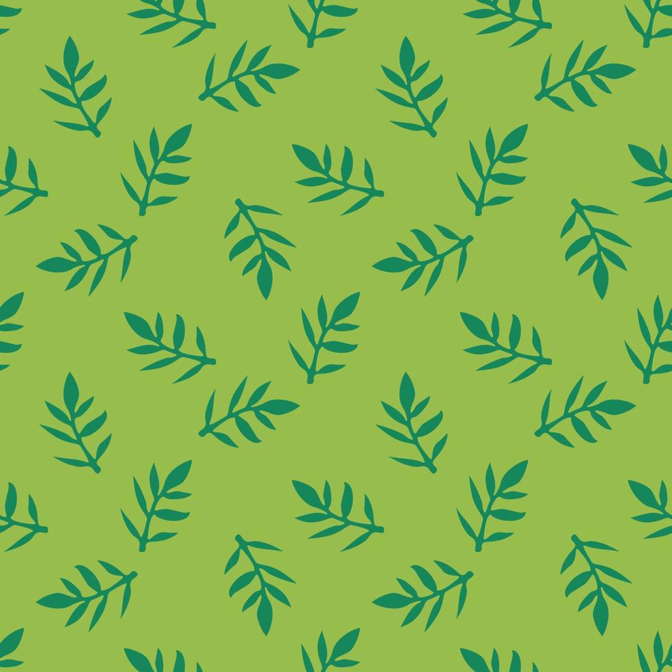 Tropical background with hand drawn palm leaves. Tropic seamless pattern. vector