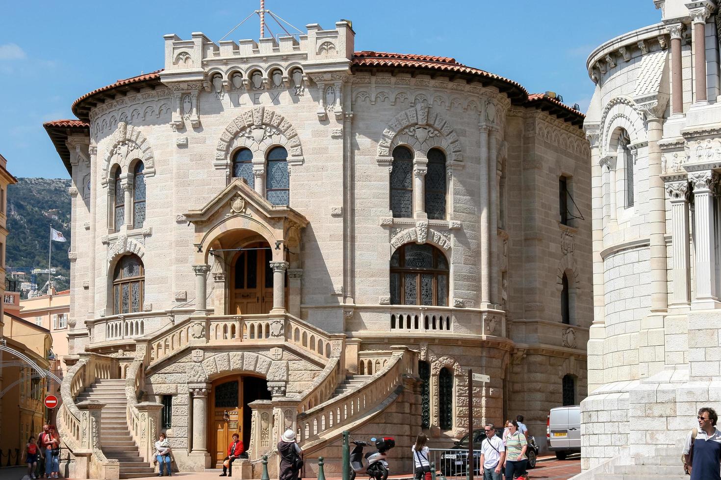 MONTE CARLO, MONACO, 2006. Circular building in the old town photo