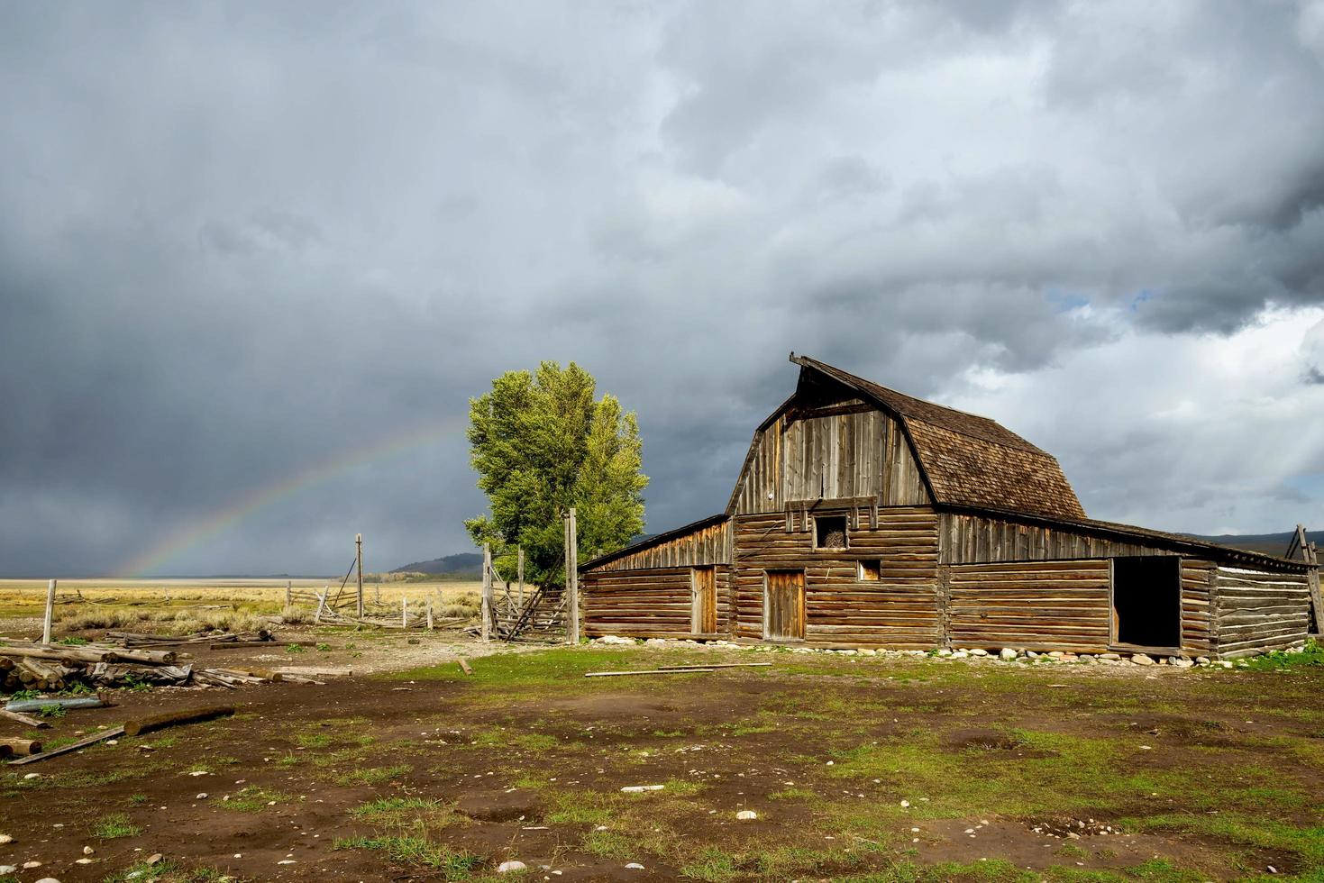 jackson, wyoming, estados unidos, 2013. vista de la fila mormona foto